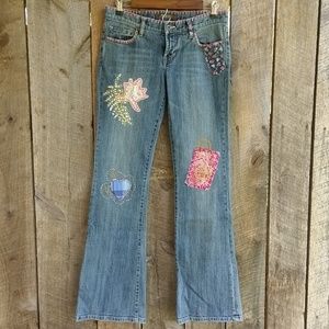 🌸Switch USA Embroidered Hippie Jeans🌸